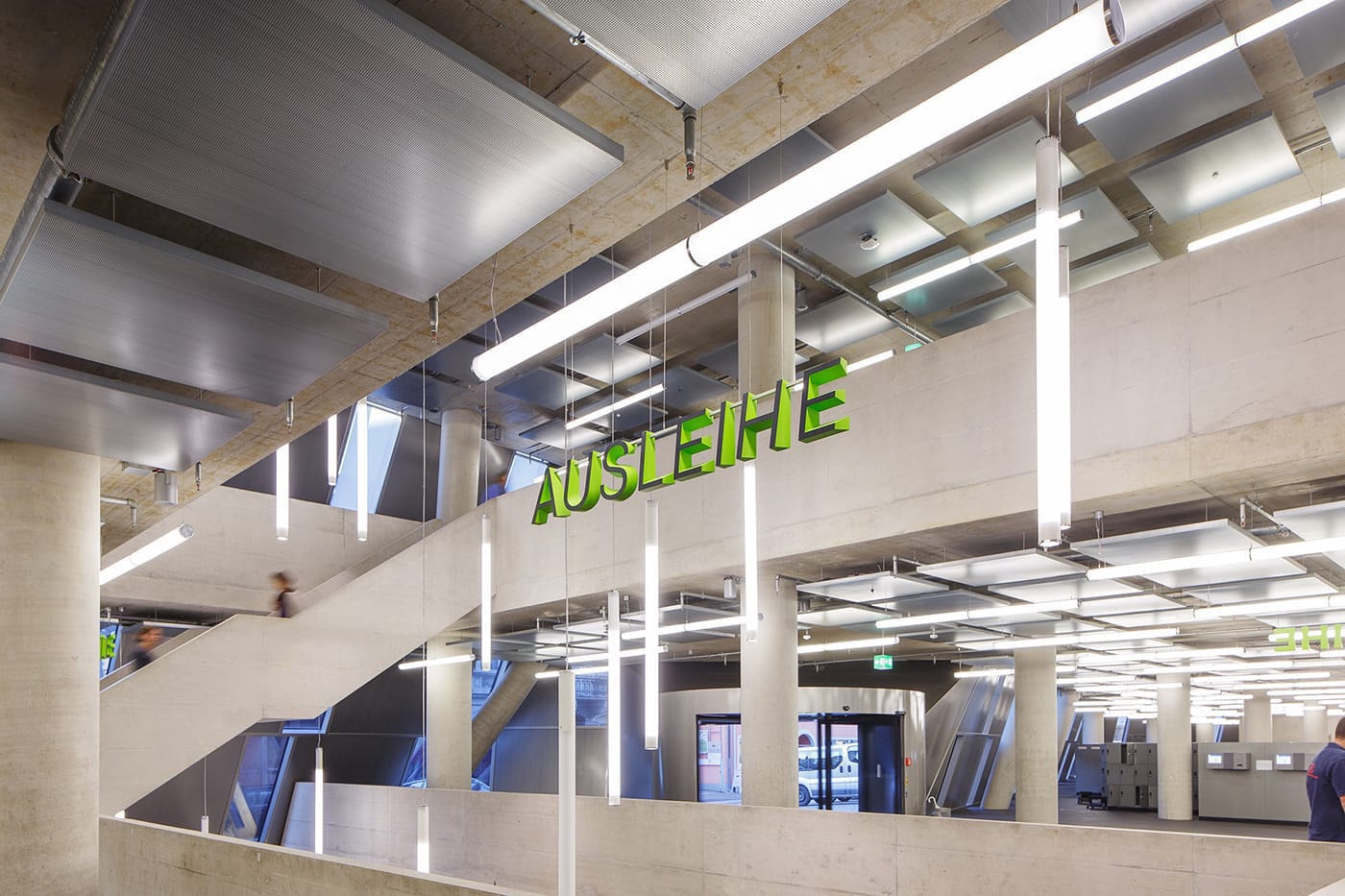 Kennzeichnung Bibliotheksbereiche