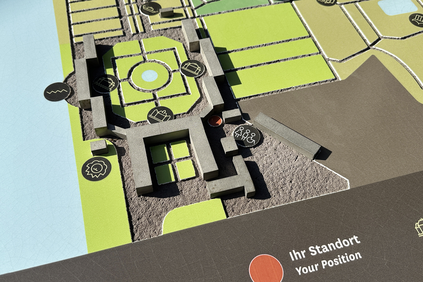 Orientierungstisch (Détail)