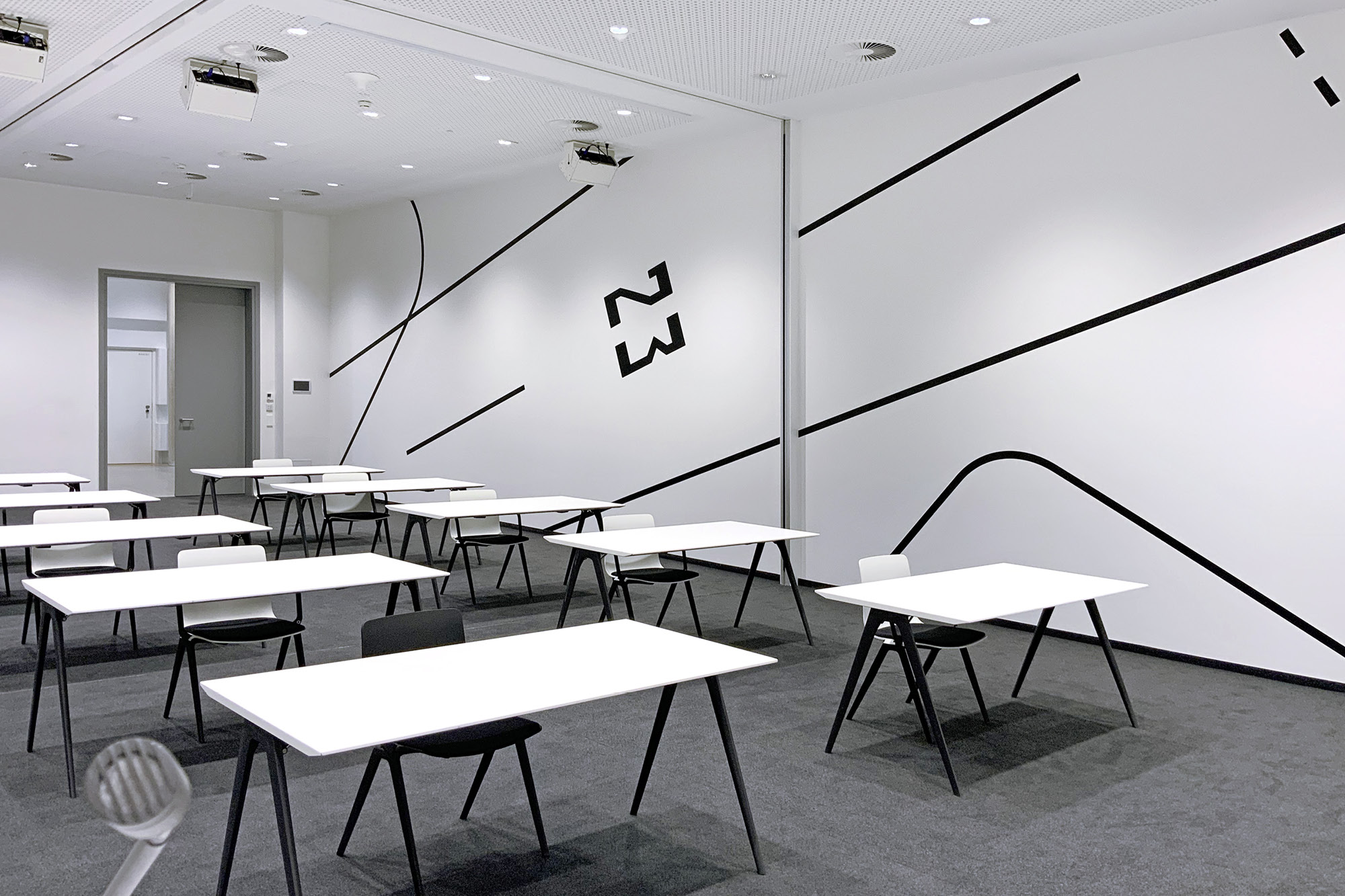 Motif mural auditorium