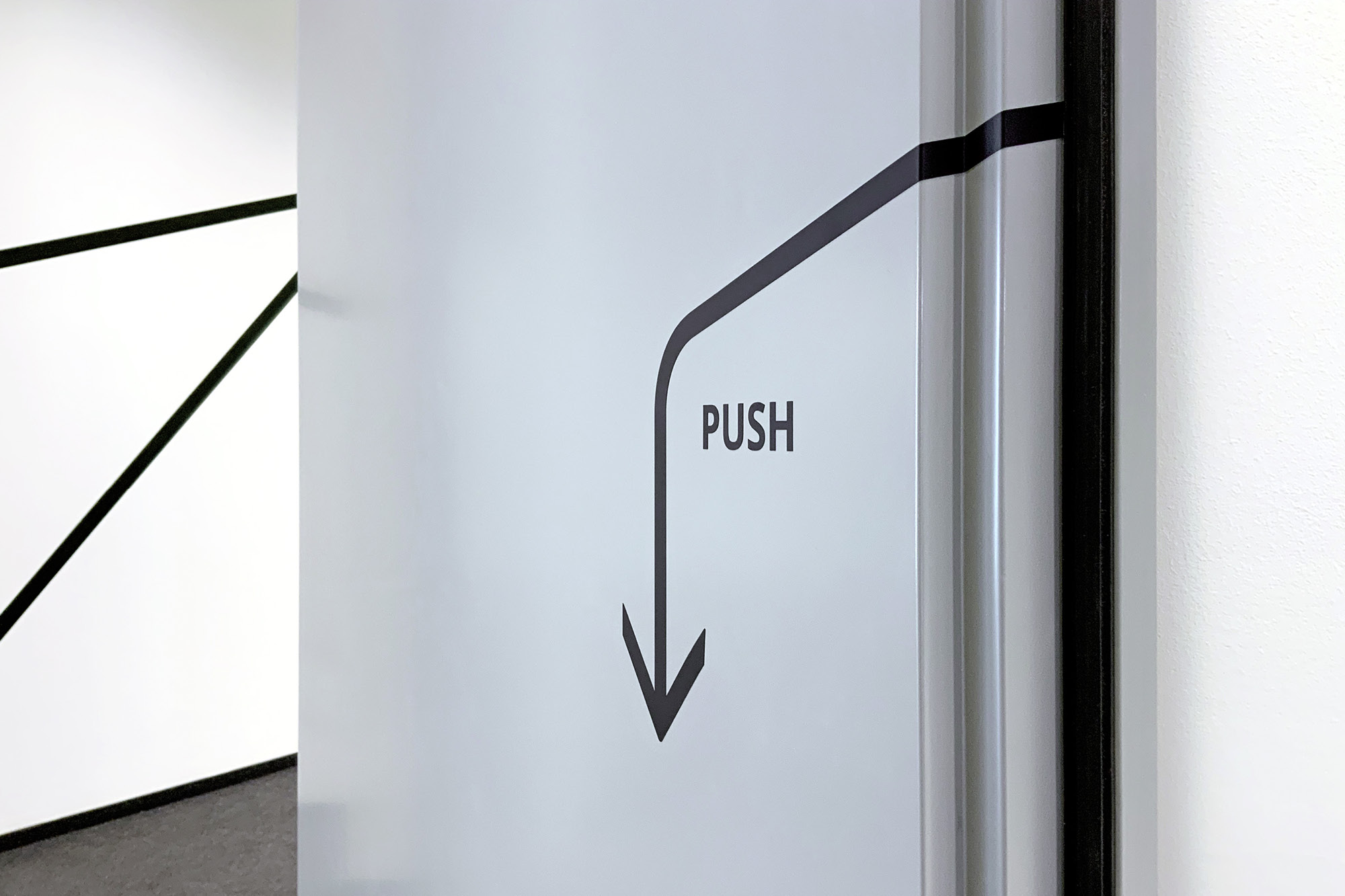 Signalétique de porte