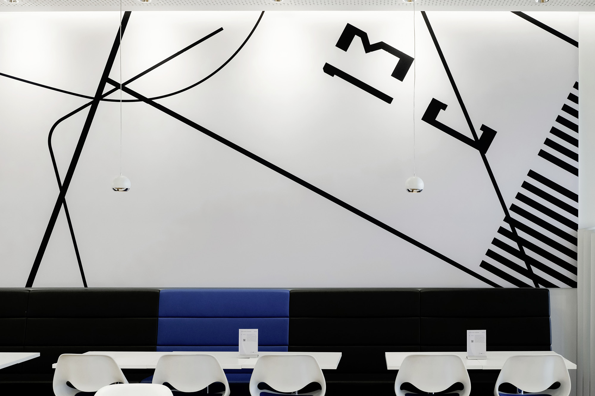 Motif mural cafétéria