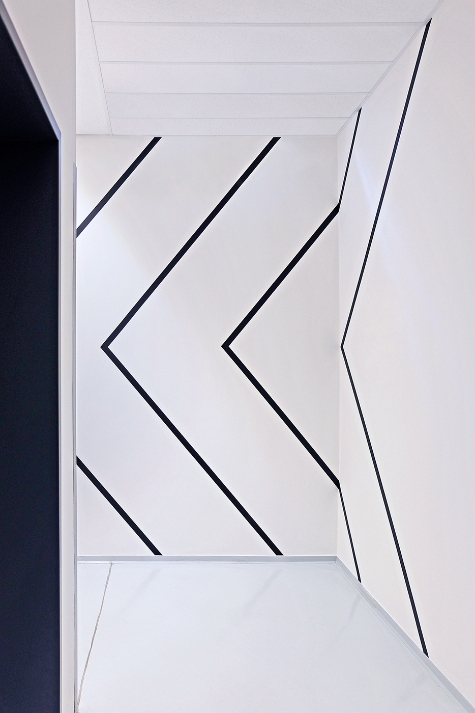 Corridor wall graphics