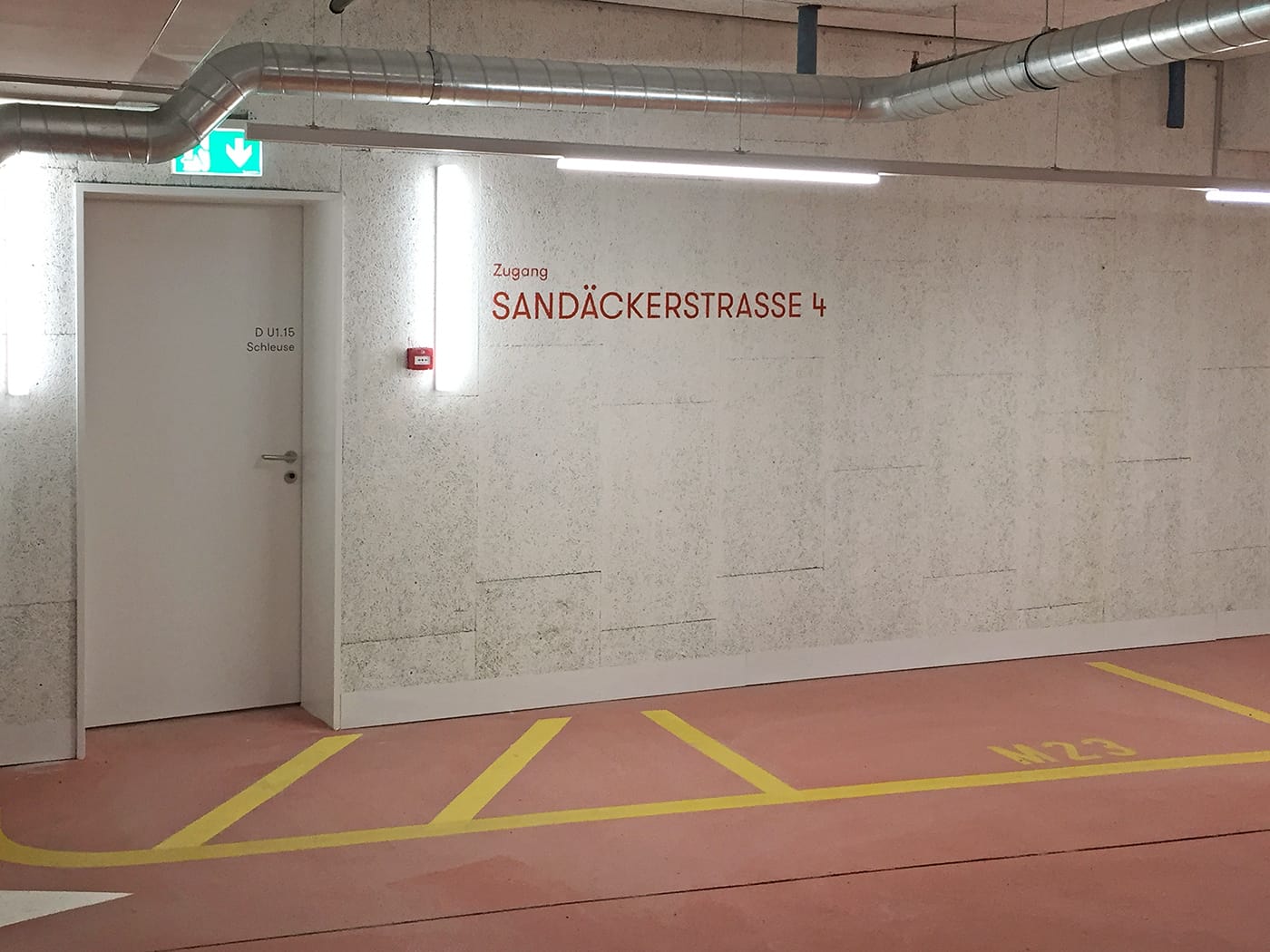 Kennzeichnung Zugang