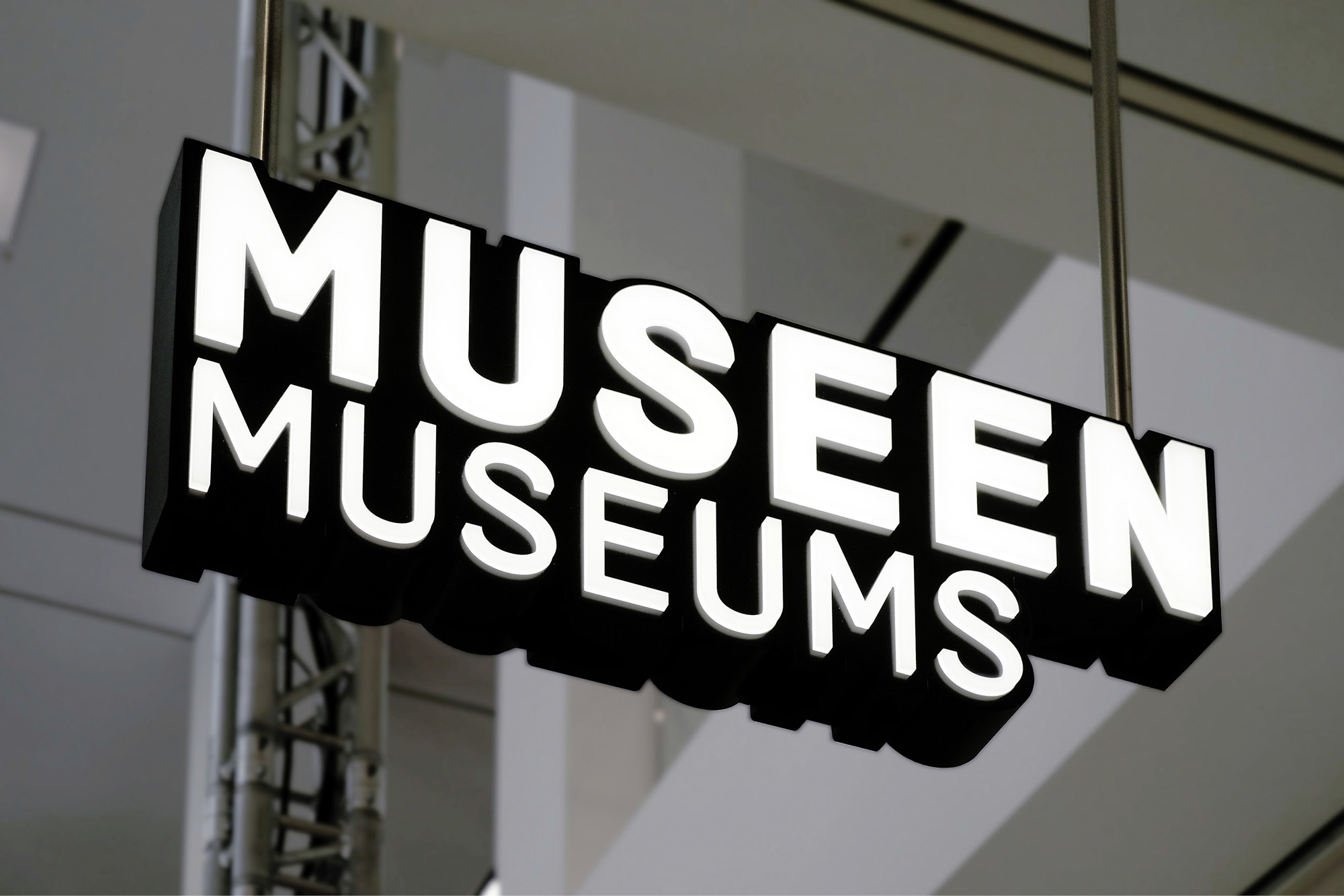 Signalétique directionnelle lumineuse