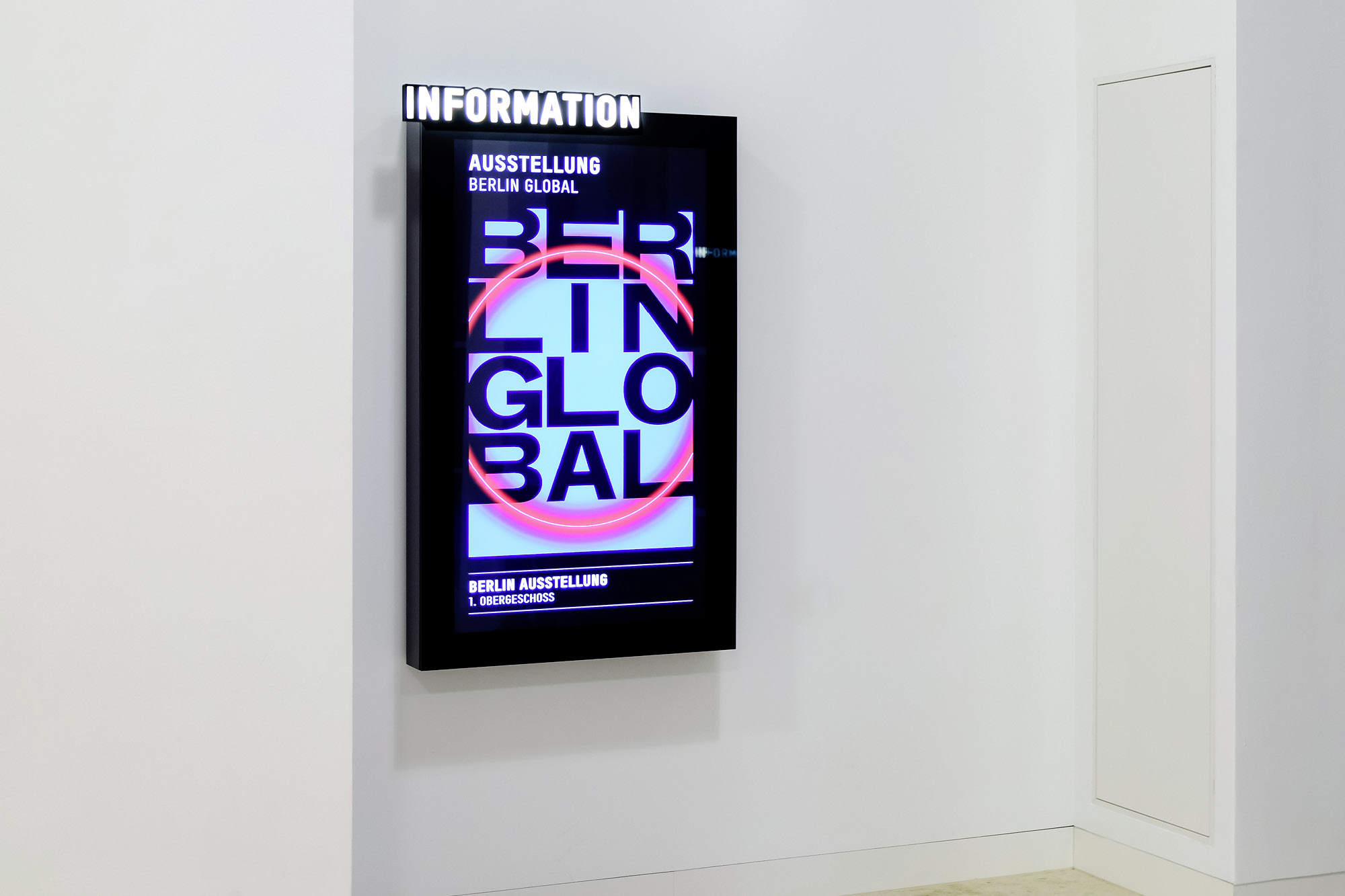 Information numérique espace évènementiel