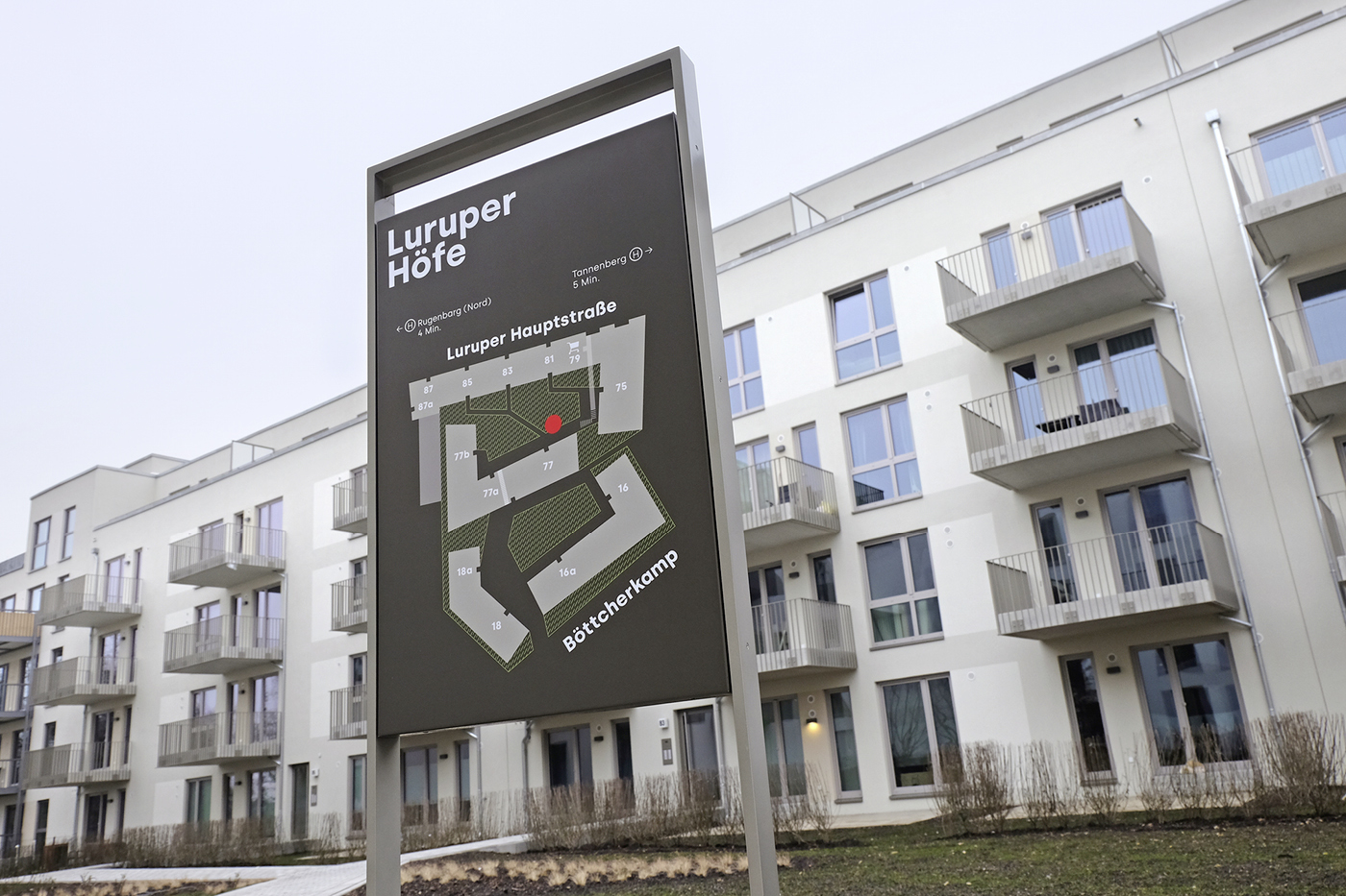 Übersichtsplan Wohncomplex