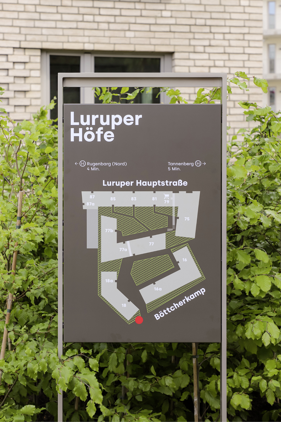 Übersichtsplan Wohncomplex