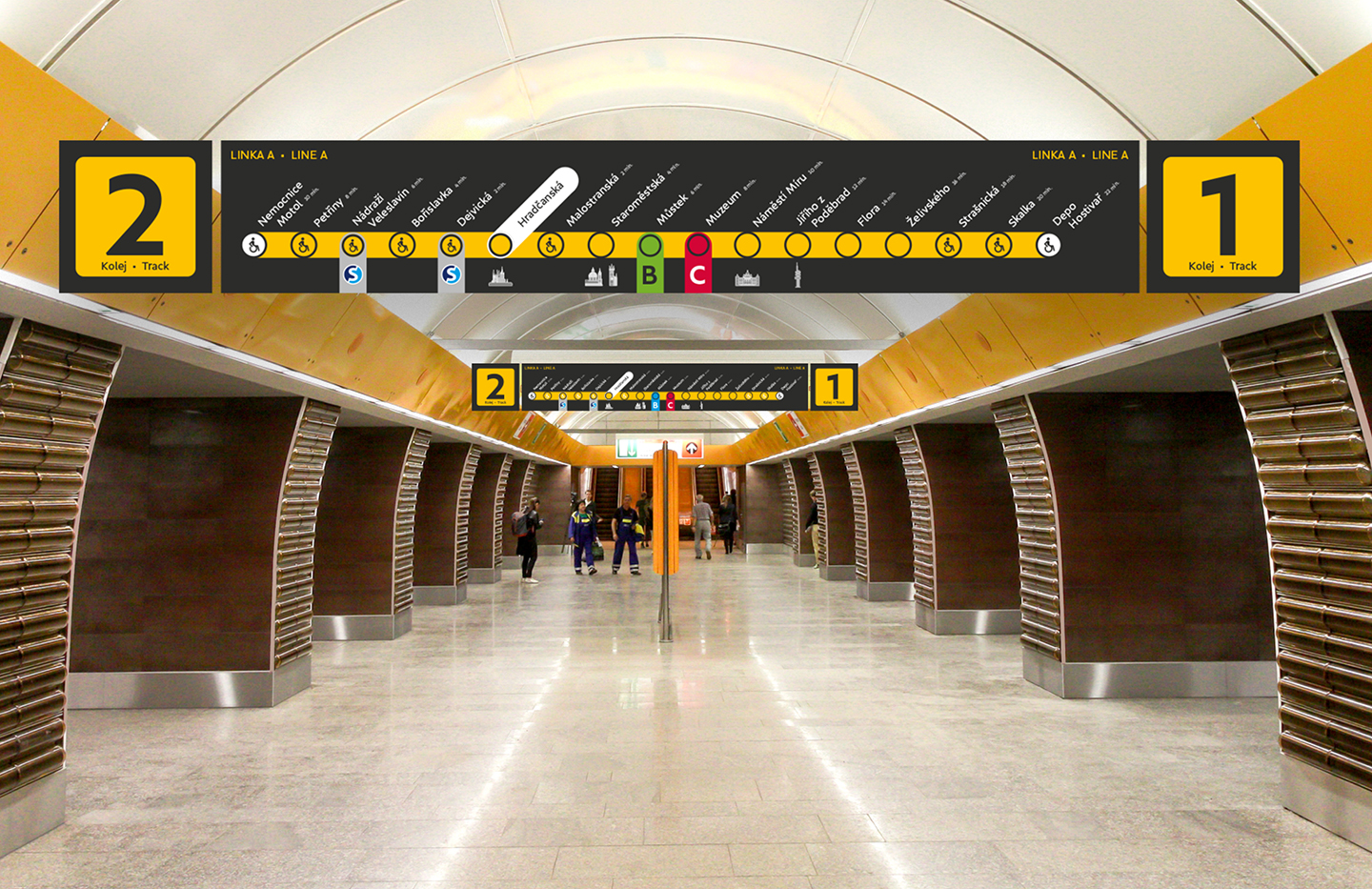 Haltestellenplan U-Bahn-Stationen