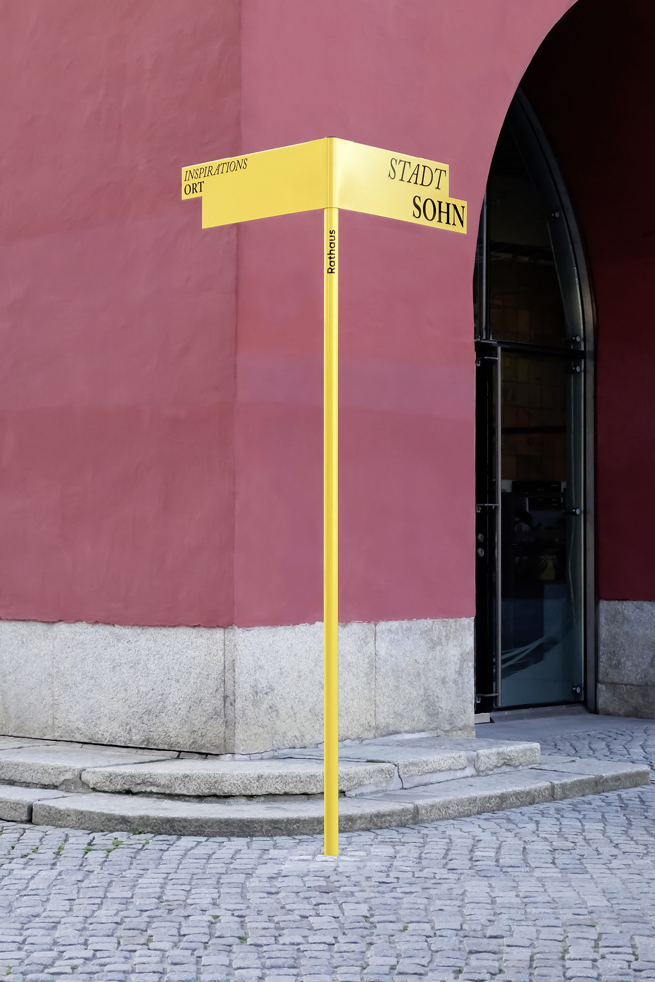 Panneau d’identification lieu évènementiel