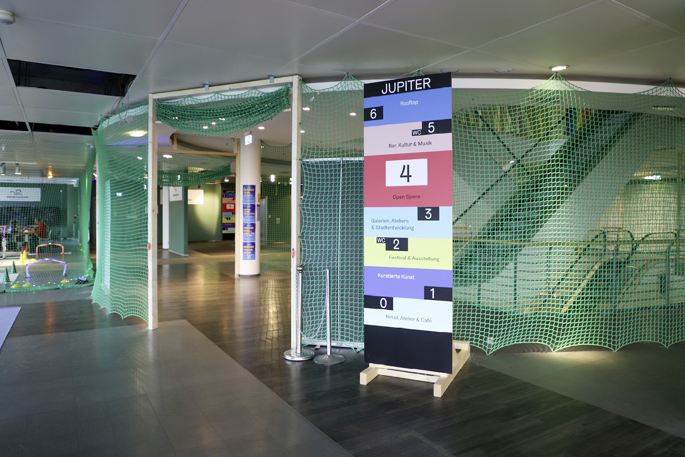 Etagenübersicht Rolltreppe