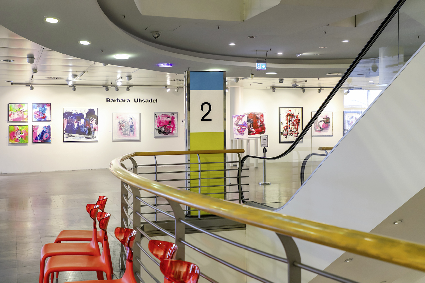 Etagenkennzeichnung Rolltreppe