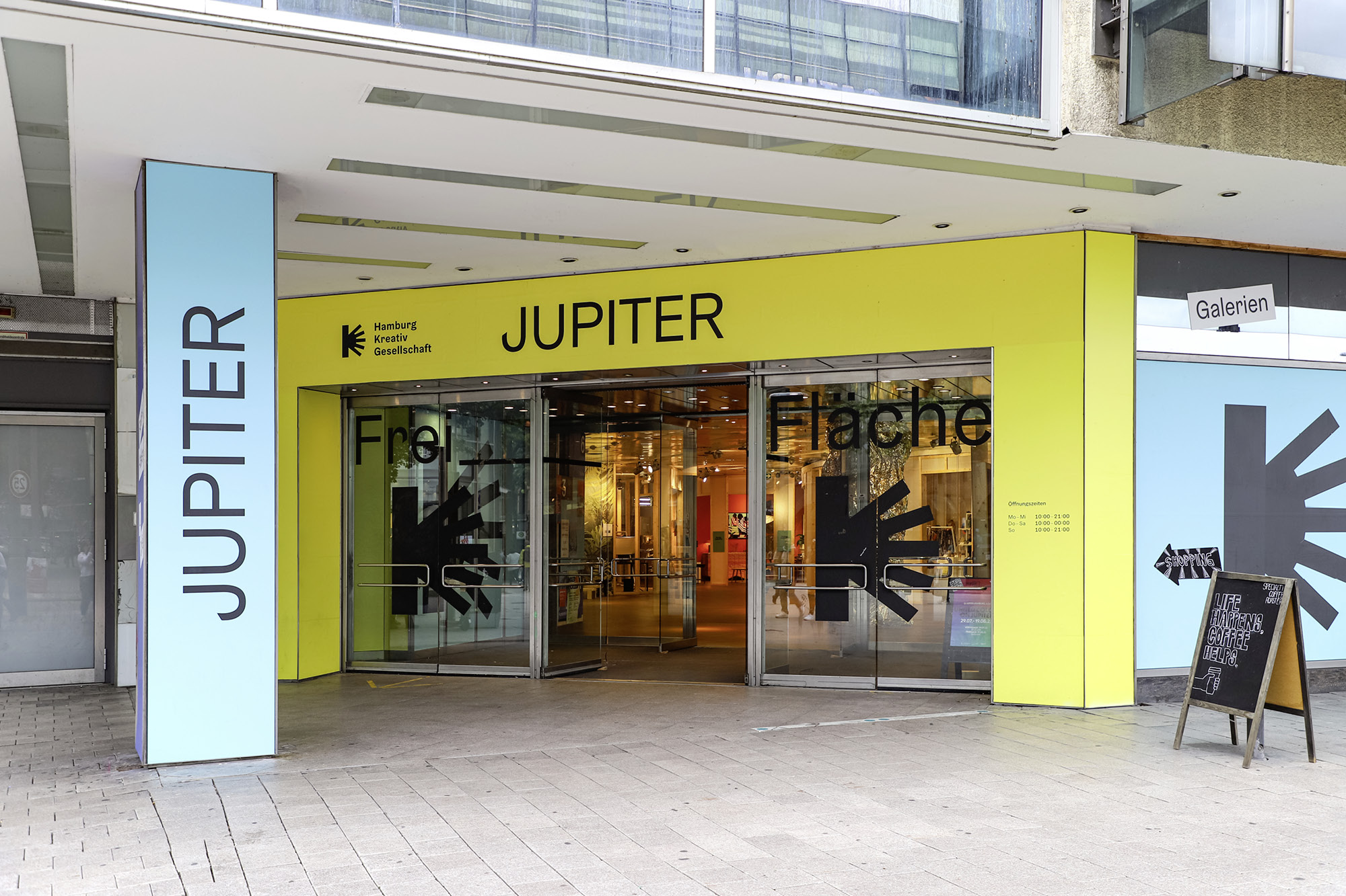 Kennzeichnung Haupteingang