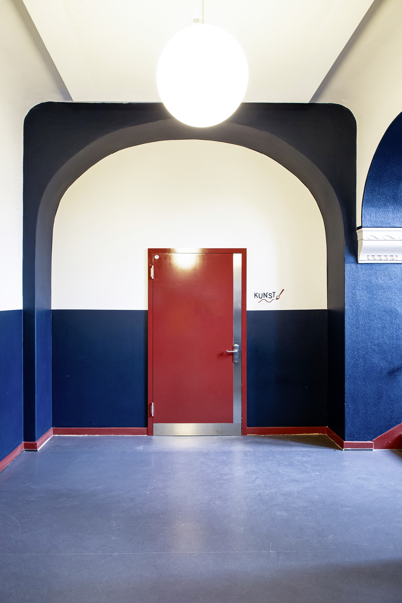 Lettrage d’identification de salle