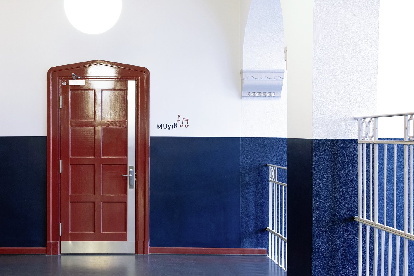 Lettrage d’identification de salle