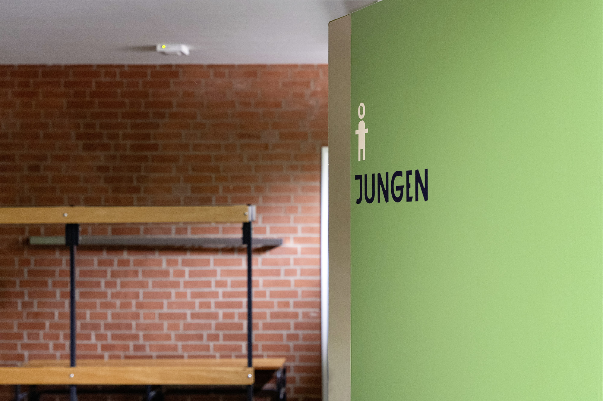 Pictogramme toilettes / vestiaire