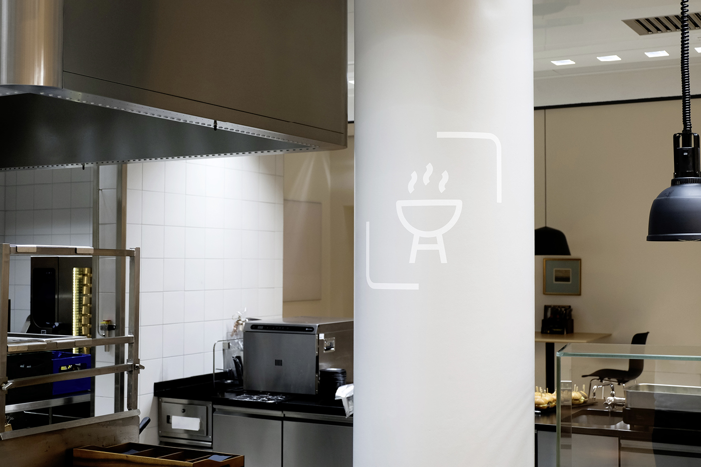 Beschriftungen Cafeteria-Bereiche